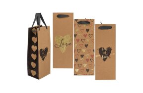 PAPER BAGS FOR BOTTLES 33x12x10cm